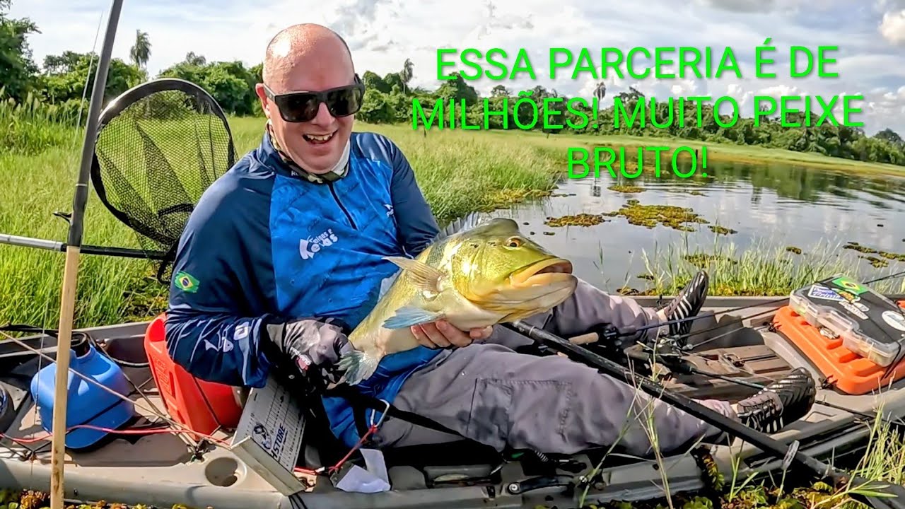 ESSA PARCERIA É DE MILHÕES ! MUITO TUCUNARÉ AZUL, SÓ BRUTO NA LINHA!