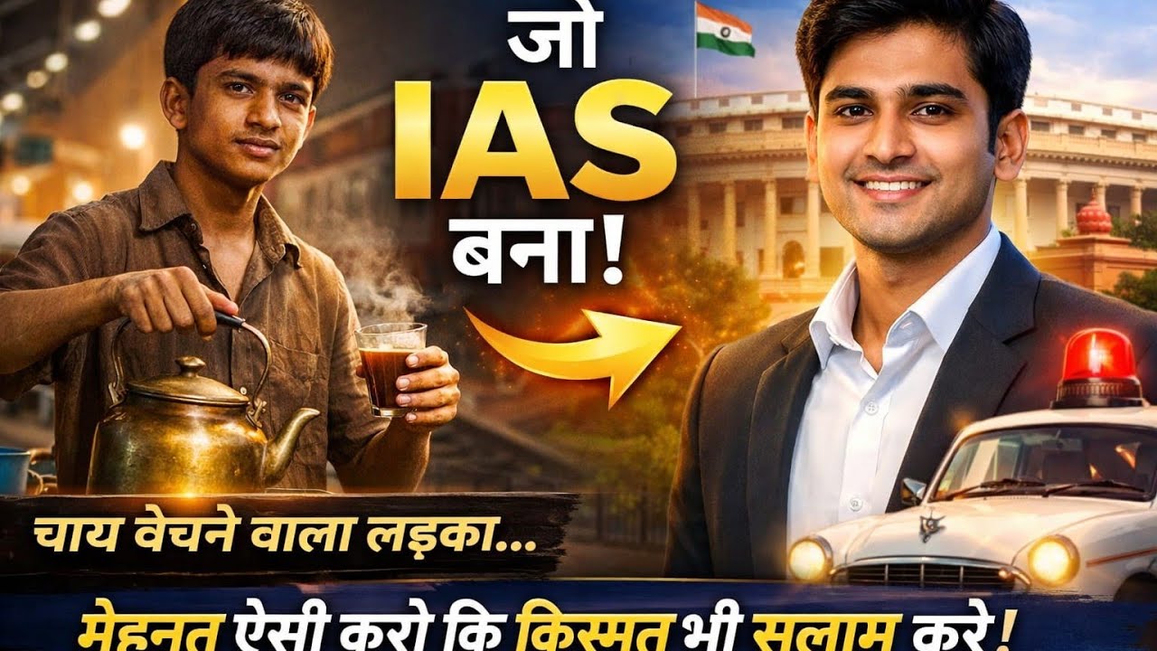 चाय बेचने वाला लड़का जो IAS बना | Motivational Story in Hindi 🙂🙂