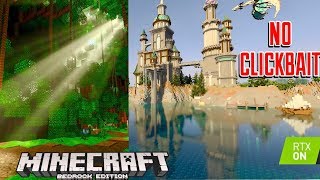 (ULTRA REALISTIC) Minecraft Bedrock Edition RTX GAMEPLAY (Windows 10)