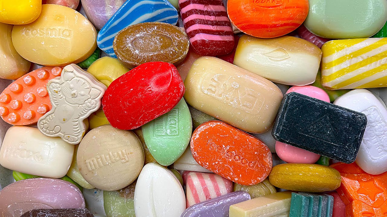 Soap box. Cutting different soap. Asmr soap (no talking)