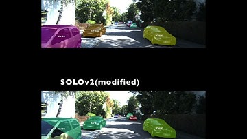 Instance segmentation and tracking based on SOLOv2