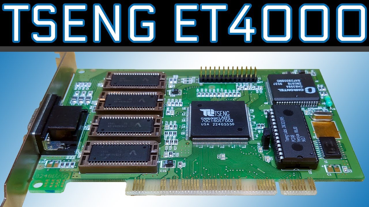 Tseng ET4000 PCI: A VGA Card With Major Flaws!