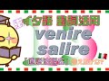 【イタリア語動詞活用L13】"venire, salire" 直説法現在形 - "venire, salire" Indicativo presente