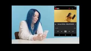 Billie eilish react to billie eilish armani white