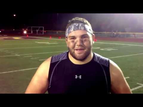 Newbury Park 2015 OG Zach Okun (Oregon Commit) Post Game Interview - CollegeLevelAthletes