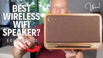 Edifier D32 Full Review: Unboxing, Setup, Testing & Retro Design!