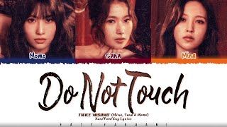 Video voorbeeld van "MISAMO - 'Do not touch' Lyrics [Color Coded_Kan_Rom_Eng]"