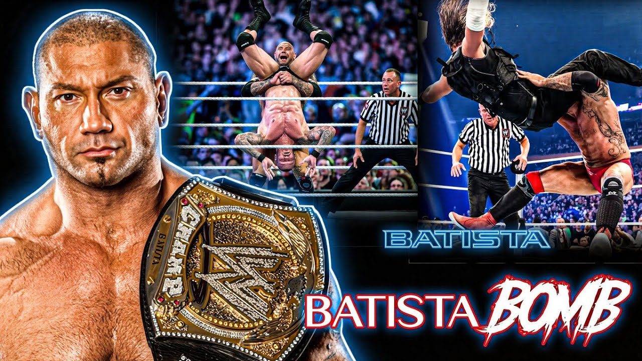 BATISTA BOMB COMPILATION 💣 | WWE Batista’s Most Brutal Powerbombs