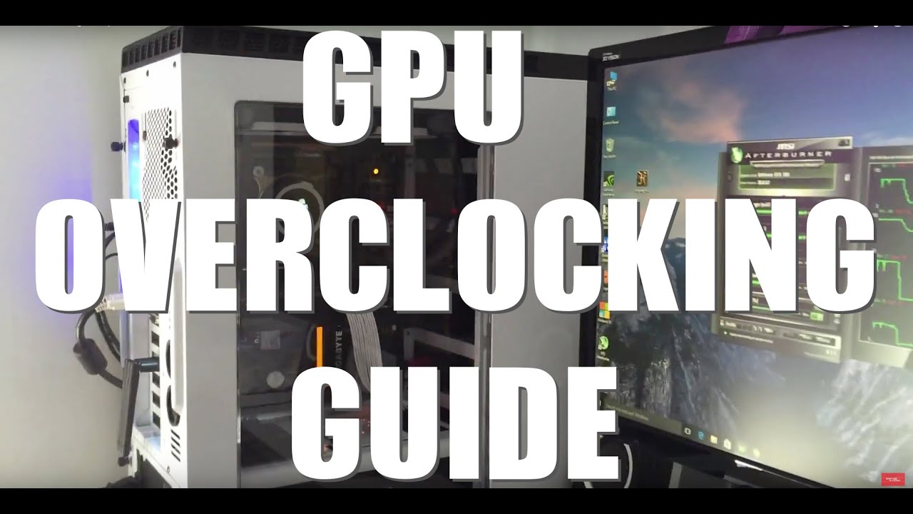 Overclocking Graphics Card MSI Afterburner - YouTube