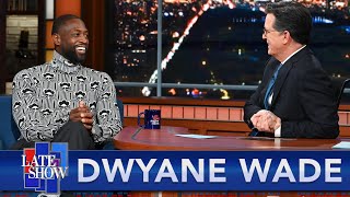Dwyane Wade Faces Off Against Stephen Colbert In Wastepaper Basketball screenshot 5