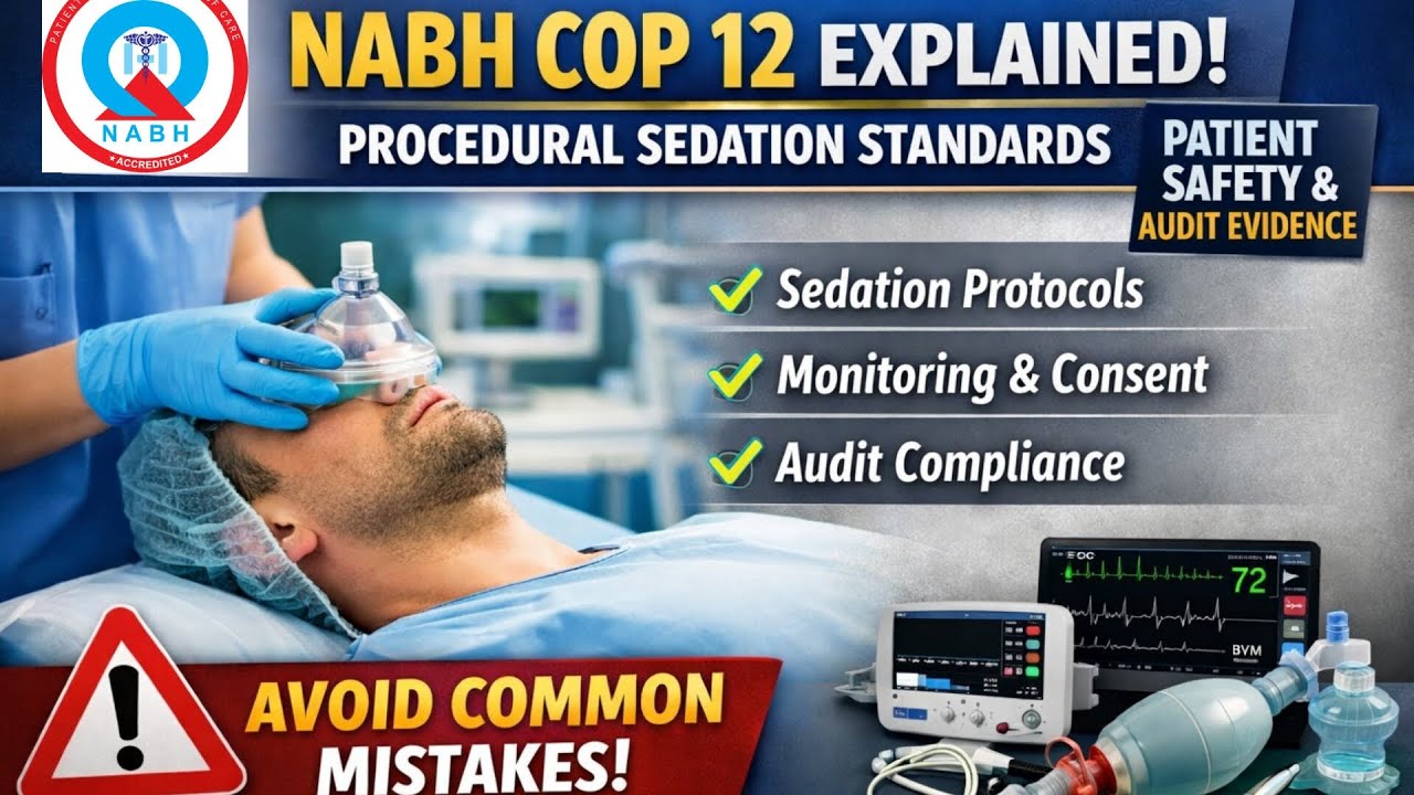 COP 12 | Procedural Sedation | OT Consent & Audit Preparation | Chapter 2 | NABH 6th Edition 