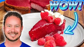 This Keto Raspberry Cheesecake Recipe has Raspberry in EVERY BITE!