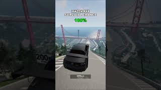 Which Car Survives the Jump Crash? #beamng #shorts #simulation