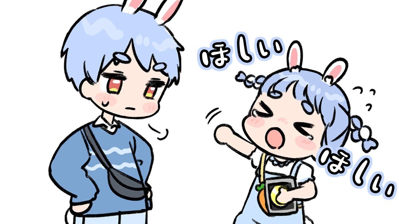 【手描き】小さい頃お兄ちゃんに駄々をこねてメダルを買ってもらったぺこら【兎田ぺこら/ホロライブ切り抜き】【切り抜き漫画】