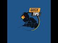 Quick Tips: Tie Offs