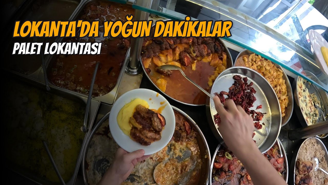 PALET LOKANTASI'NDA YOĞUN DAKİKALAR | İzmir Palet Lokantası