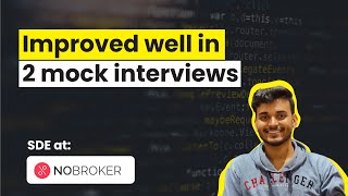 Technical Mock Interview | SDE at NO BROKER | Student Developer @ GSOC| Urban Company expert