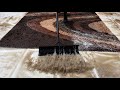 Satisfying scraping compilation of dirty brown carpets pt 5