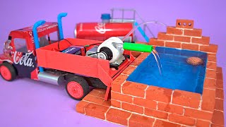 Make an Amazing WATER PUMP TRUCK using recyclable materials