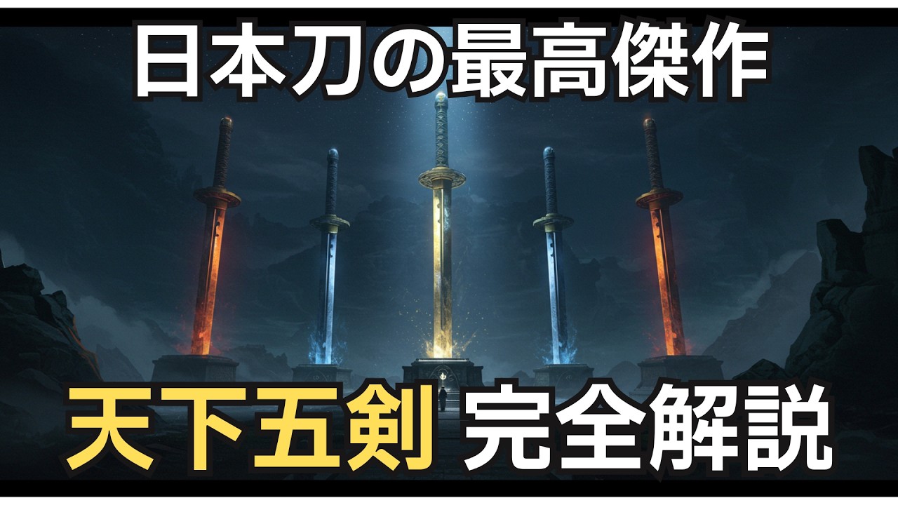 日本神話 日本刀の最高峰「天下五剣」の神秘と歴史を解説 - YouTube