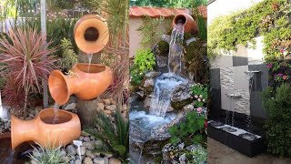 Beautiful outdoor garden fountain design ideas💧💦💧