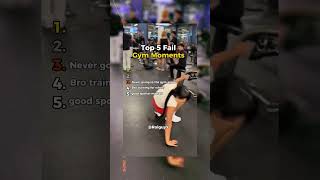 Top 5 Gym Fail Moments #tiktok #best #gym