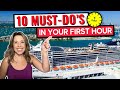 10 Top 10 Things to Do Immediately After Boarding Your Cruise 🚢