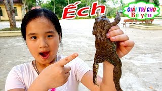 TRÒ CHƠI BẮT ẾCH VUI NHỘN | The game catch the funny frog 🏠 Giải trí cho Bé yêu screenshot 2