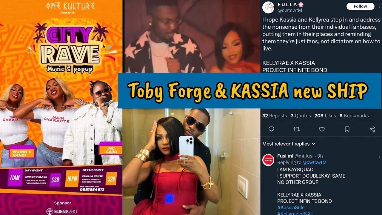 🔥👉KASSIA & TOBY FORGE new SHIP - WANNIxHANDI new GIG in LIBERIA ...