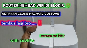 NEMBAK WIFI DI BLOKIR ⁉️BUKA DENGAN CLONE MAC ADDRESS CUSTOME