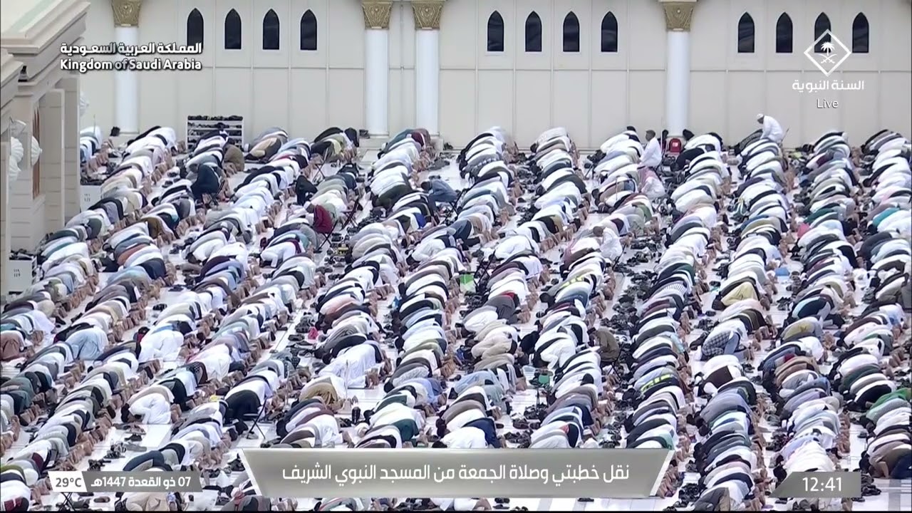 صلاة الجمعة للشيخ عبدالباري الثبيتي 7 ذو القعدة 1447هـ