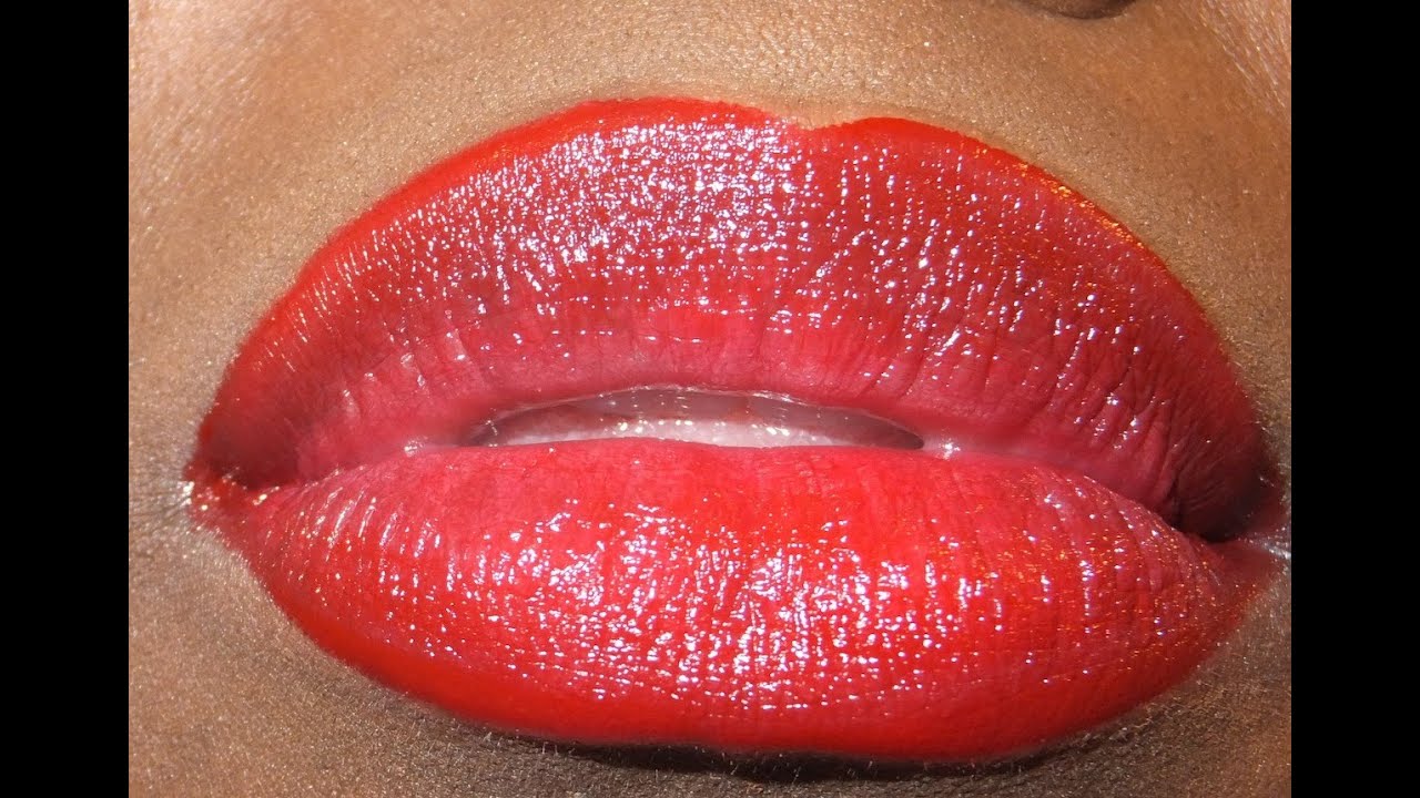 Red Lipsticks and Glosses for Dark and Light Skin - NYX, Payless, Colormates, and Revlon