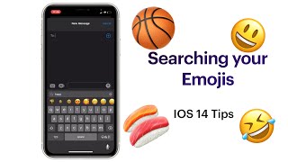 Quickly search through your emoji  iOS 14 Tips screenshot 3