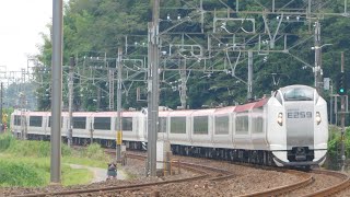 E259系クラNe011編成+クラNe002編成特急成田エクスプレス13号成田空港行@物井〜佐倉