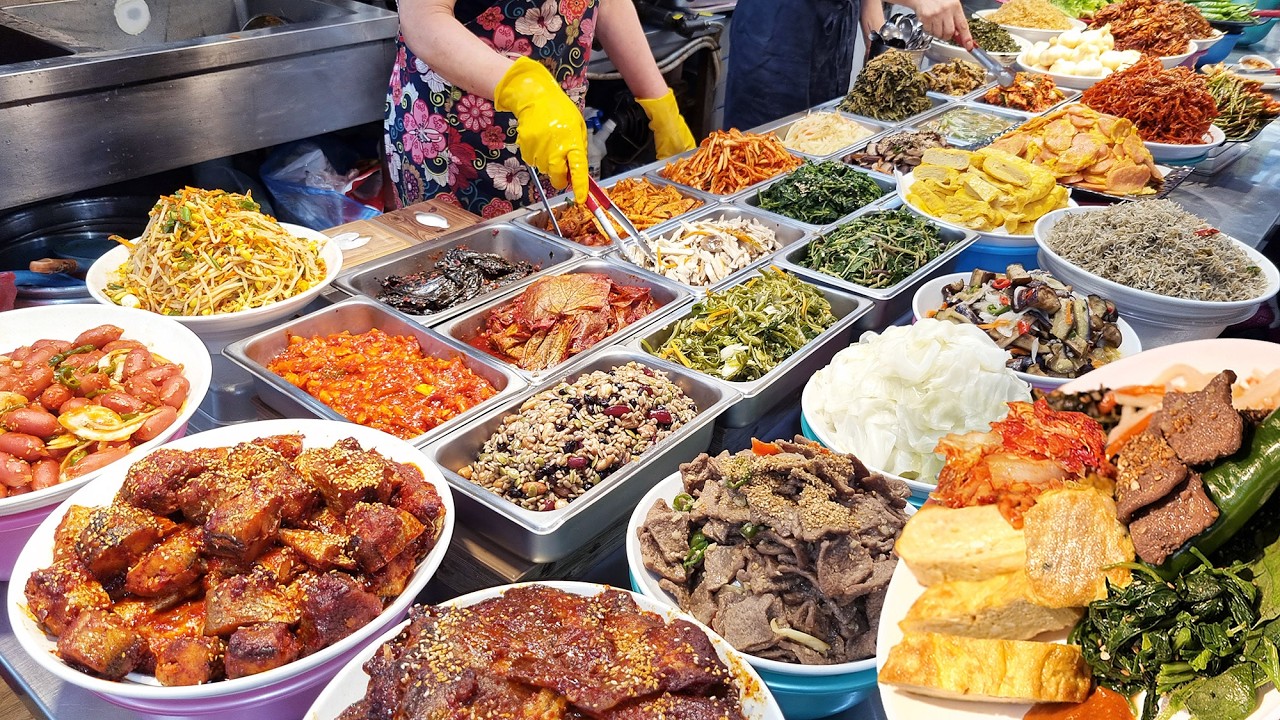 매일 새벽 엄마의 마음과 정성으로 만들어 더 맛있는 40첩 무한리필 한식뷔페부터 떡볶이 분식과 퓨전일식집까지 맛집 BEST! / street food / Korean food
