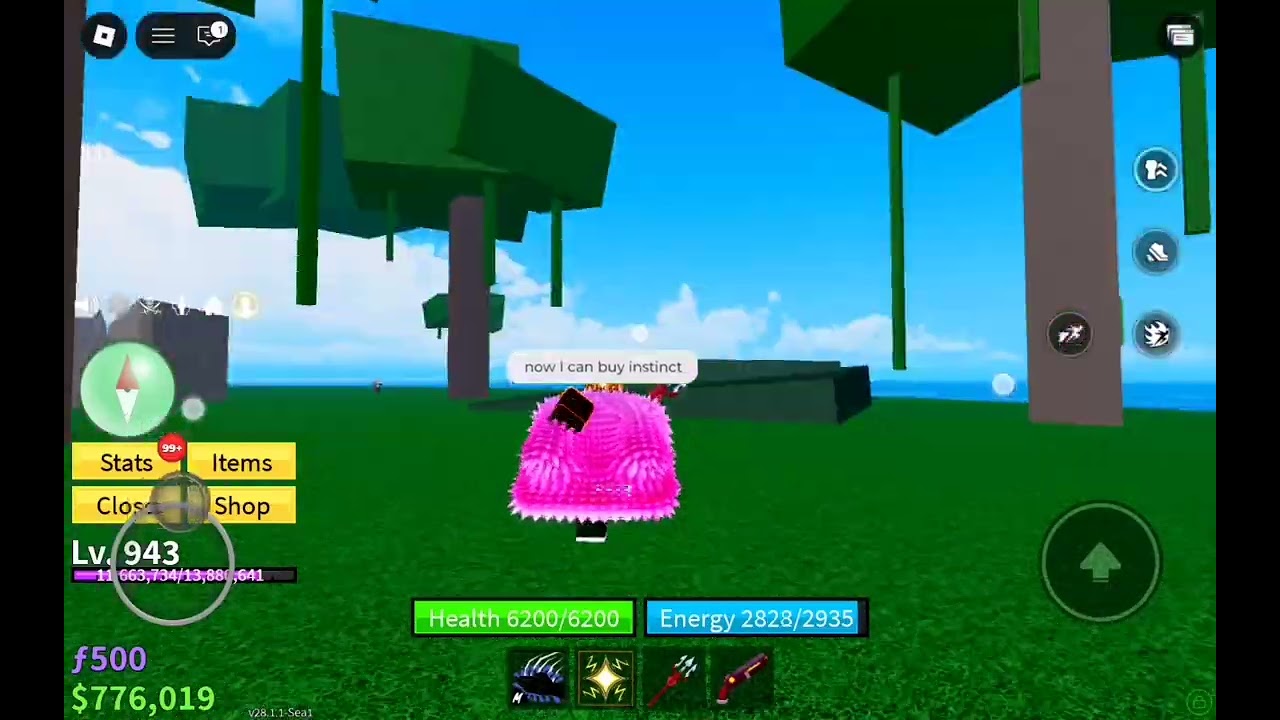 Finally I got instinct