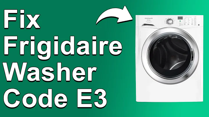 Frigidaire Washer Code E3 (Door Lock Error - What Causes It And How To Fix The Error E3)