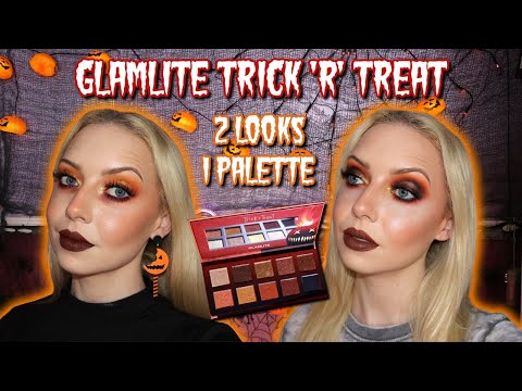 GLAMLITE TRICK 'R' TREAT | 2 LOOKS 1 PALETTE 🍭