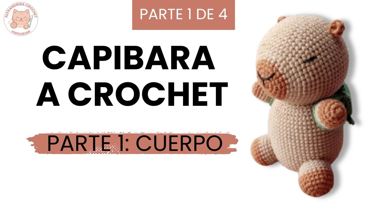 Capibara amigurumi tutorial PARTE 1