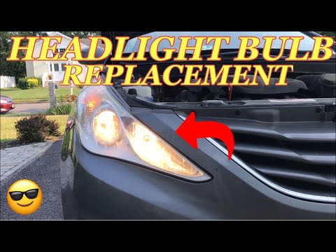 HYUNDAI SONATA HEADLIGHT BULB REPLACEMENT – How to Replace Headlight Bulbs on a Hyundai Sonata. Easy