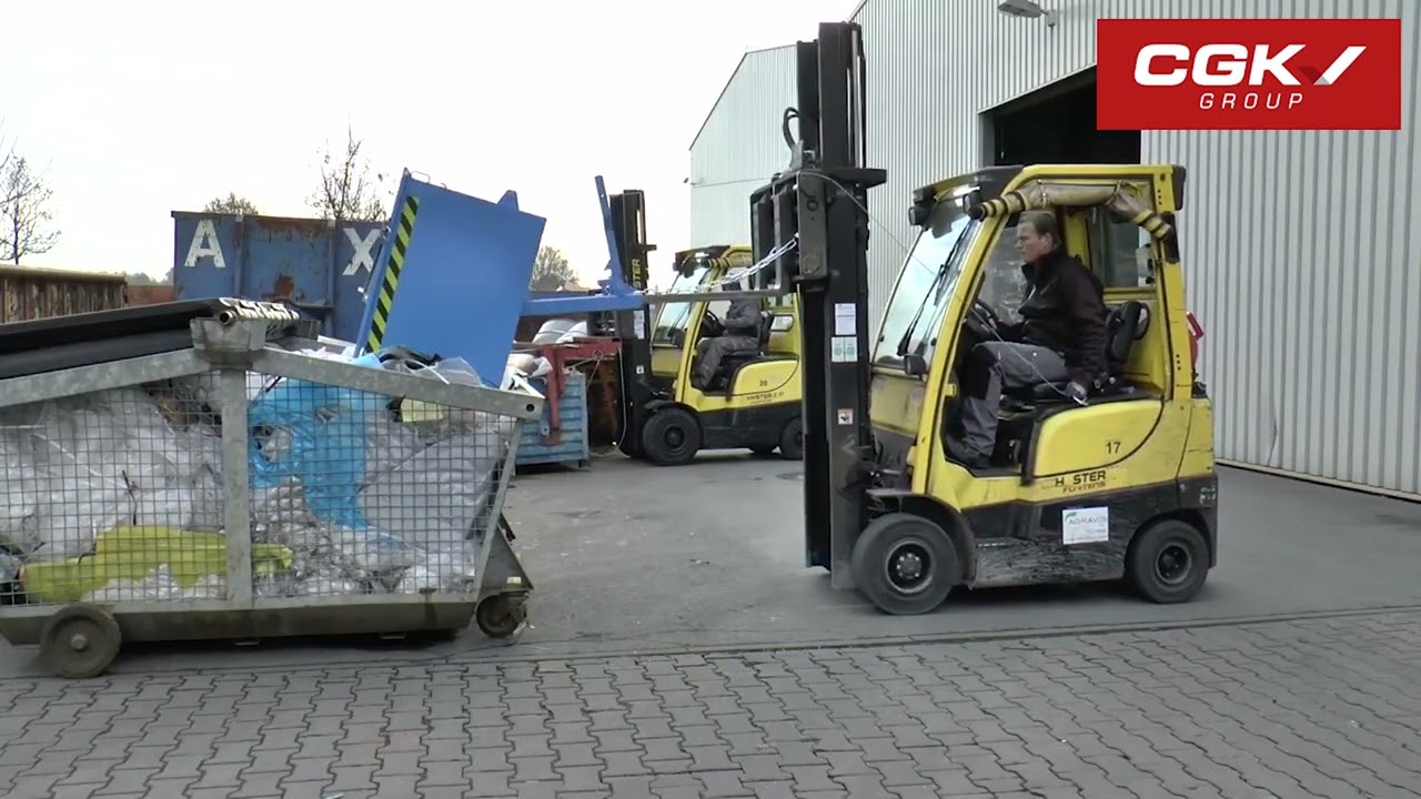 Lage kiepcontainer type GU - Benne basculante réduite type GU