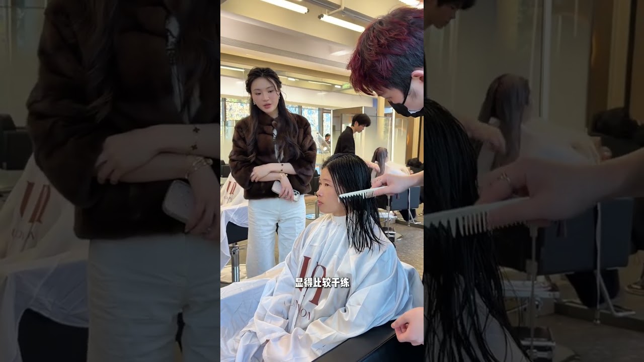 Before going to Hong Kong I ll do my aunt s hairstyle and buy some clothes.