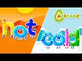 Hotcold song  abcd song  dance song for kids  singalong and dance  avocado abc