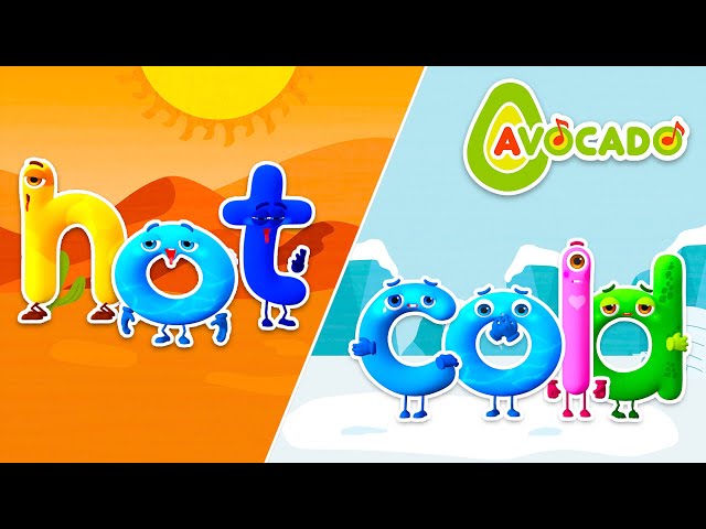 Hotu0026Cold Song | abcd song u0026 Dance song for kids u0026 Sing-Along and dance | AVOCADO abc class=