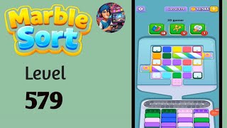 Marble Sort level 579 solution and walkthrough for gameplay 