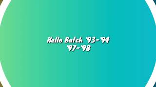 Batch 97-98 Tiyani National High School