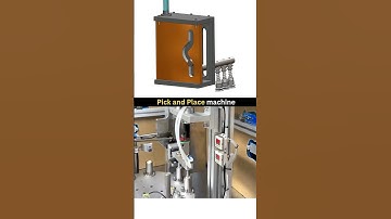 Pick and Place Mechanism ✅ #caddesign #trending #packaging #youtubeshorts #solidworks #3ddesign #cam