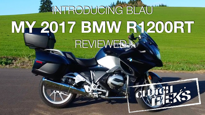 BMW R1200RT 2017 - Une revue du meilleur tourer sport de BMW!