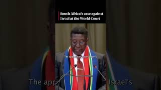 #SouthAfrica's U.N. ICJ case that #Israel is committing genocide against #Palestinians in #Gaza.