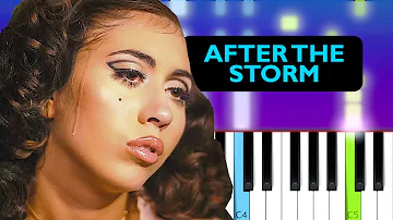 Kali Uchis - After The Storm  (Piano tutorial)